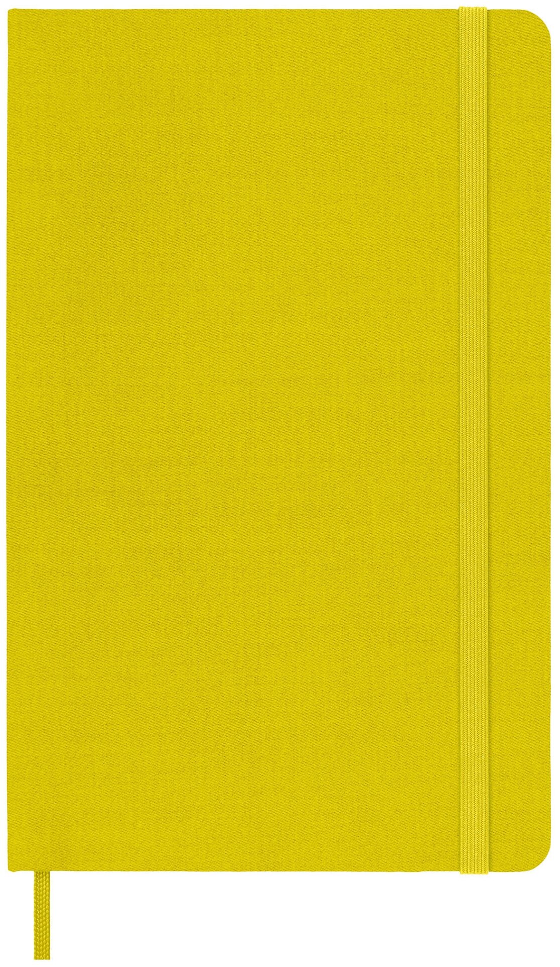 Блокнот Moleskine CLASSIC SILK Large 130х210мм обложка текстиль 240стр. линейка твердая обложка желтый