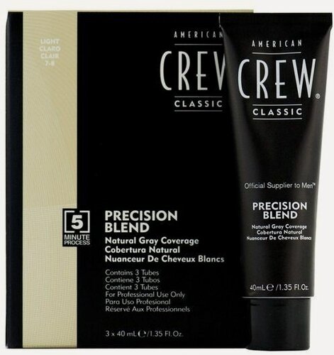 Изображение товара Краска для волос American CREW Камуфляж для седых волос, оттенок Светлый 7-8