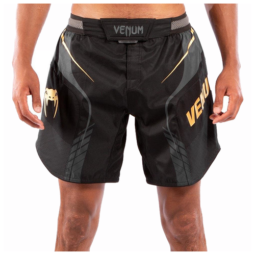 Шорты ММА Venum Athletics Black/Gold (XS) черного цвета