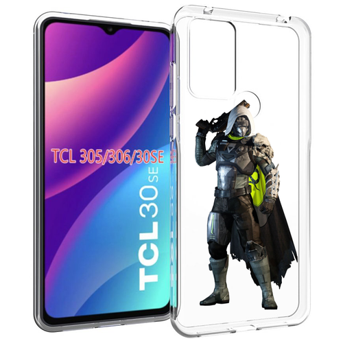 Чехол MyPads destiny-2-hunter для TCL 30SE / TCL 305 / TCL 306 / TCL 30E задняя-панель-накладка-бампер