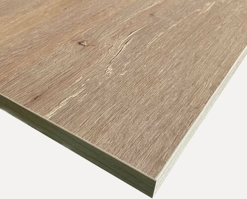 Изображение товара Мебельная деталь ЛДСП 1400х650х16мм Дуб Натуральный Амберг, Кромка со всех сторон