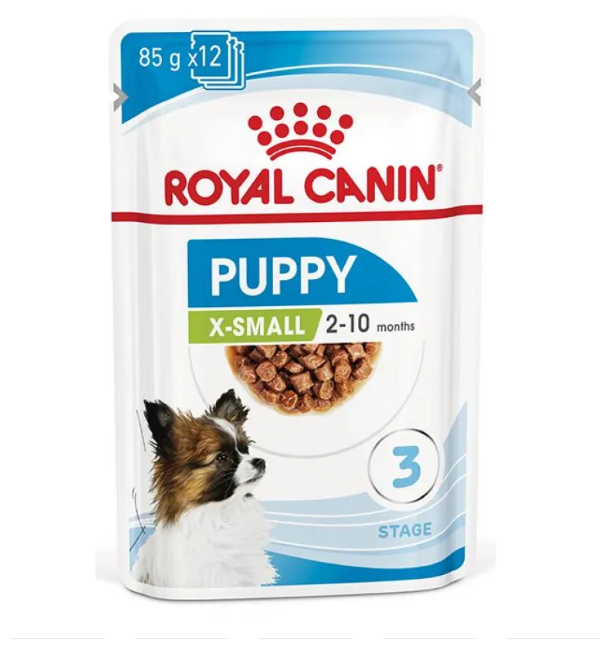 Royal Canin X-Small Puppy влажный корм для щенков миниатюрных пород 12шт * 85гр