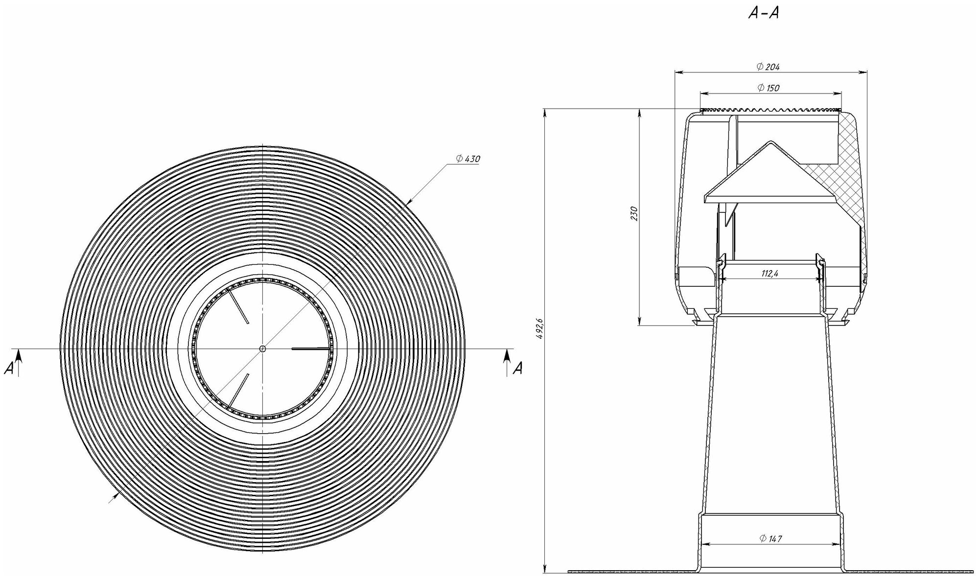 Аэратор кровельный Fachmann A160x490 01.169 - фотография № 6