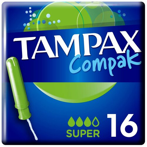 Тампоны Tampax Compak Super 16шт
