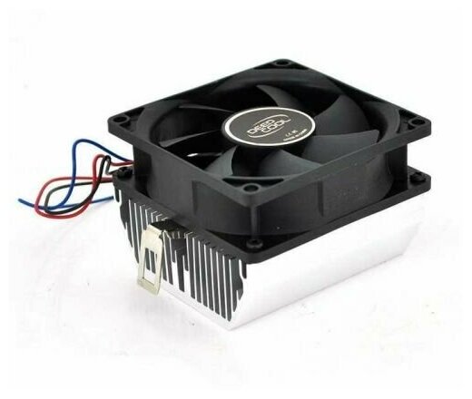 Кулер Deepcool CK-AM209 V2 AM4/AM3/AM2+/AM2/FM2+/FM2/FM1 (алюминий, 80x80x25мм, 1600rpm, 21.7dBA, 18.17CFM, 3-pin) Ret