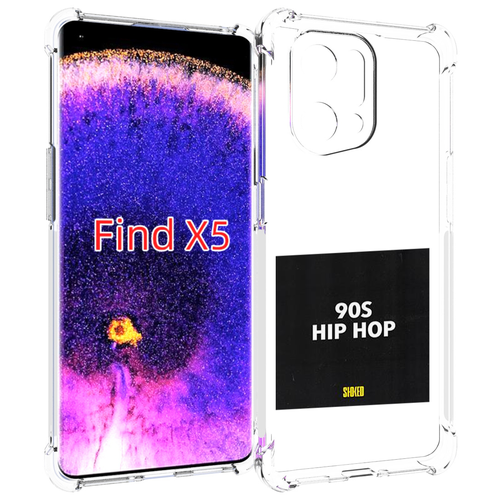 Чехол MyPads Eazy-E 90S Hip Hop для Oppo Find X5 задняя-панель-накладка-бампер