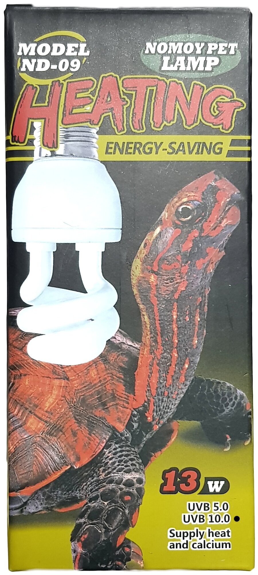 NOMOy Pet Лампа для террариума UVB NomoyPet, 13 Вт, цоколь Е27 - фотография № 1