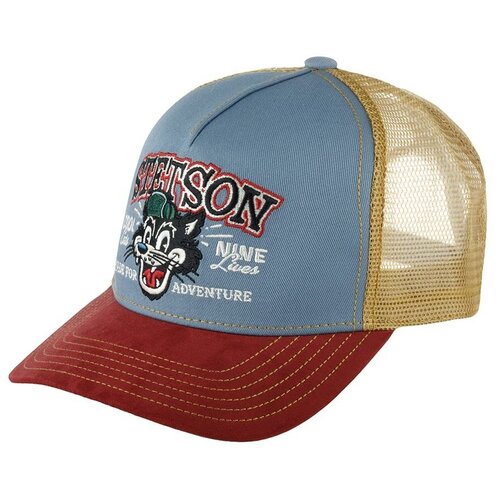 фото Бейсболка с сеточкой stetson 7766103 trucker cap cool cats, размер one