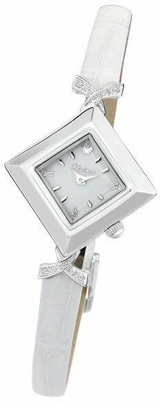 Наручные часы Platinor, серебро, фианит