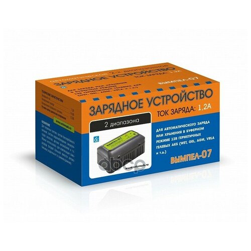 Зарядное Устройство Вымпел-07 Автомат12 А12В1-20А ч Гелев Кислот Акб Индикатор Переключатель вымпел арт 2006 234300₽