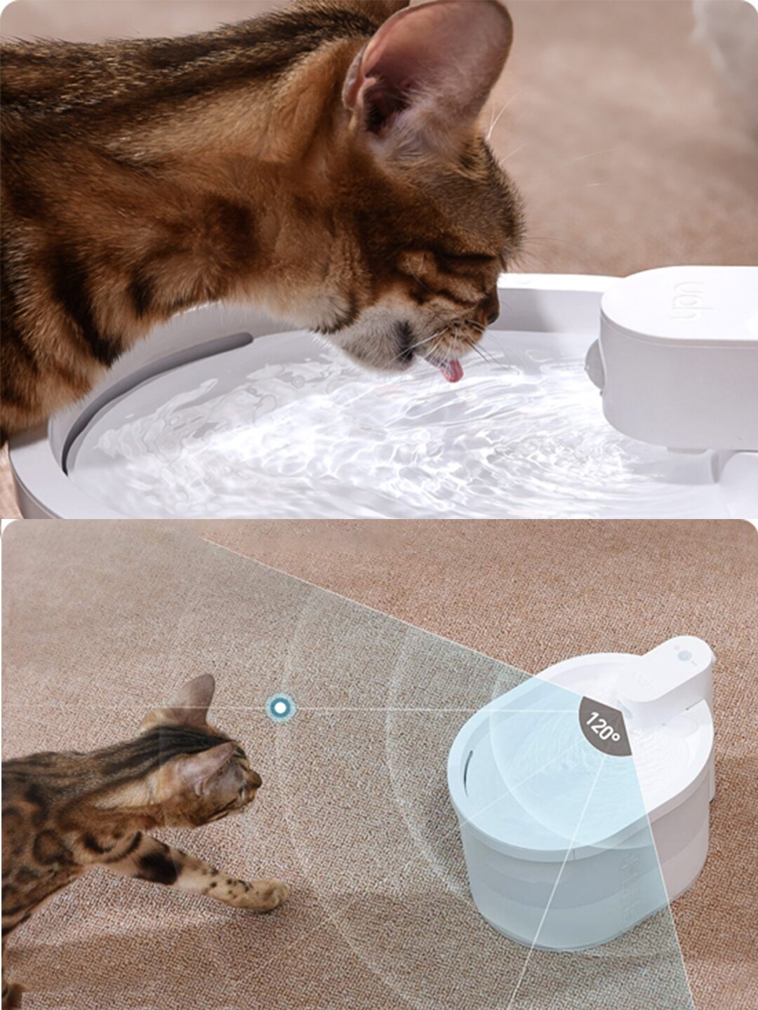 Картинки Автоматический диспенсер для домашних животных Xiaomi Uah Automatic Pet Dispenser White