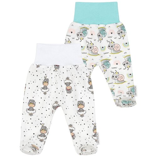 Ползунки для новорожденных 2 ед., Эскимо Размер 52-80