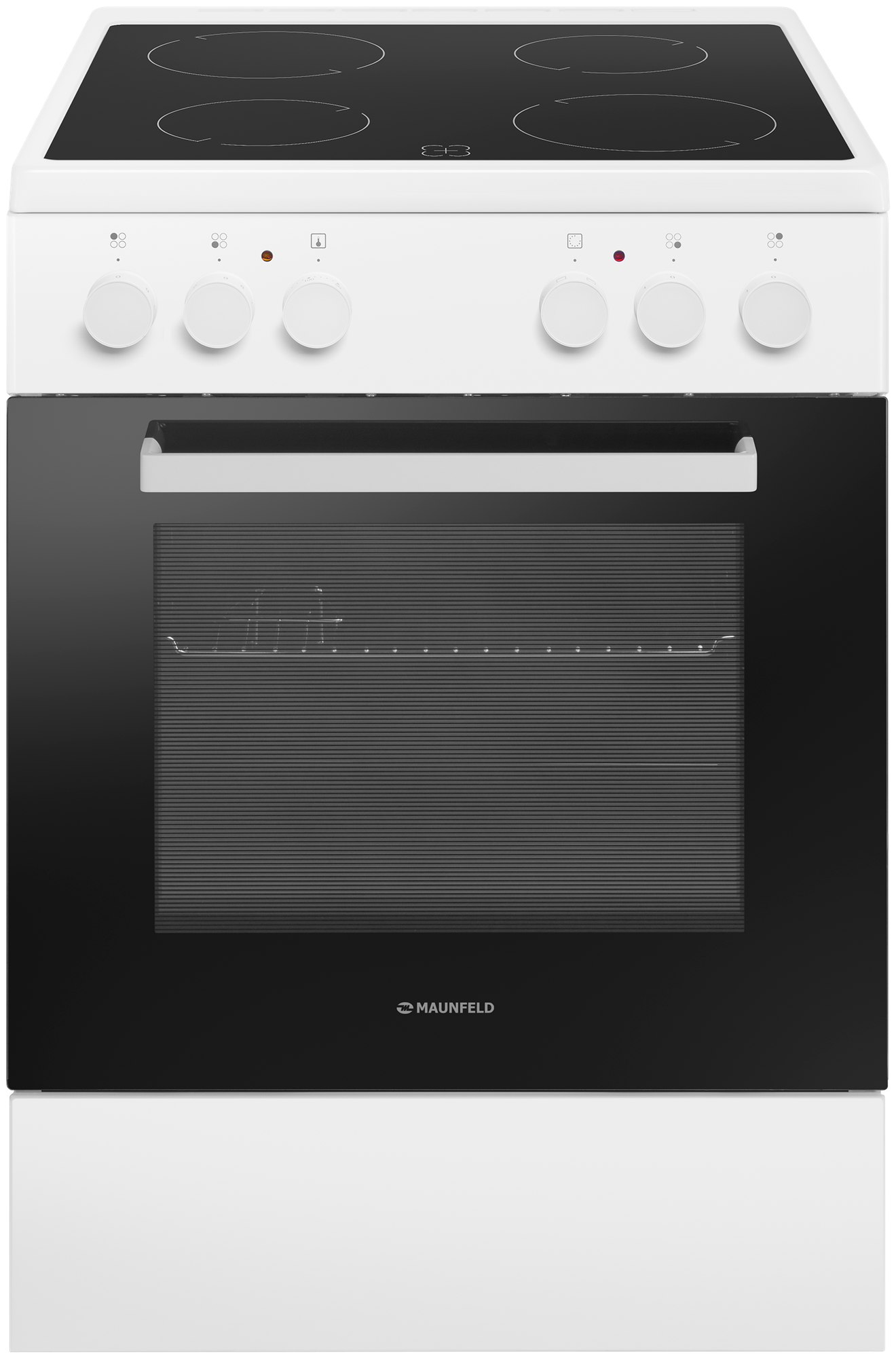 Плита стеклокерамическая MAUNFELD MEC65CW07 белый - фотография № 1