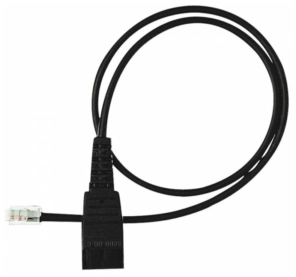 Jabra 8800-00-01 Шнур QD на RJ10, прямой, 50 см(8800-00-01)
