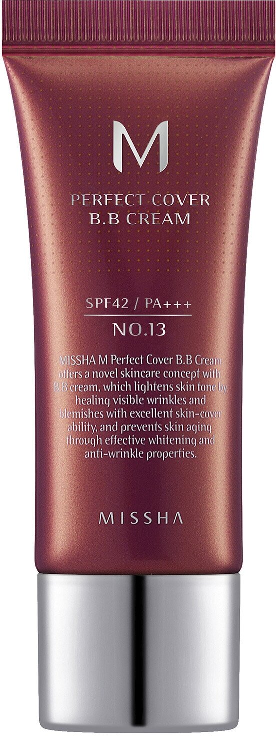 Missha BB  M Perfect Cover, SPF 42 PA+++, 20 , : 13 milky beige