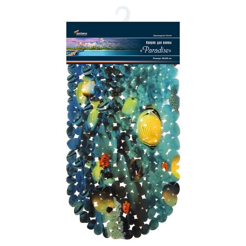 Коврик для ванны Paradise 36x69см антискользящий FV1-MG 1783₽