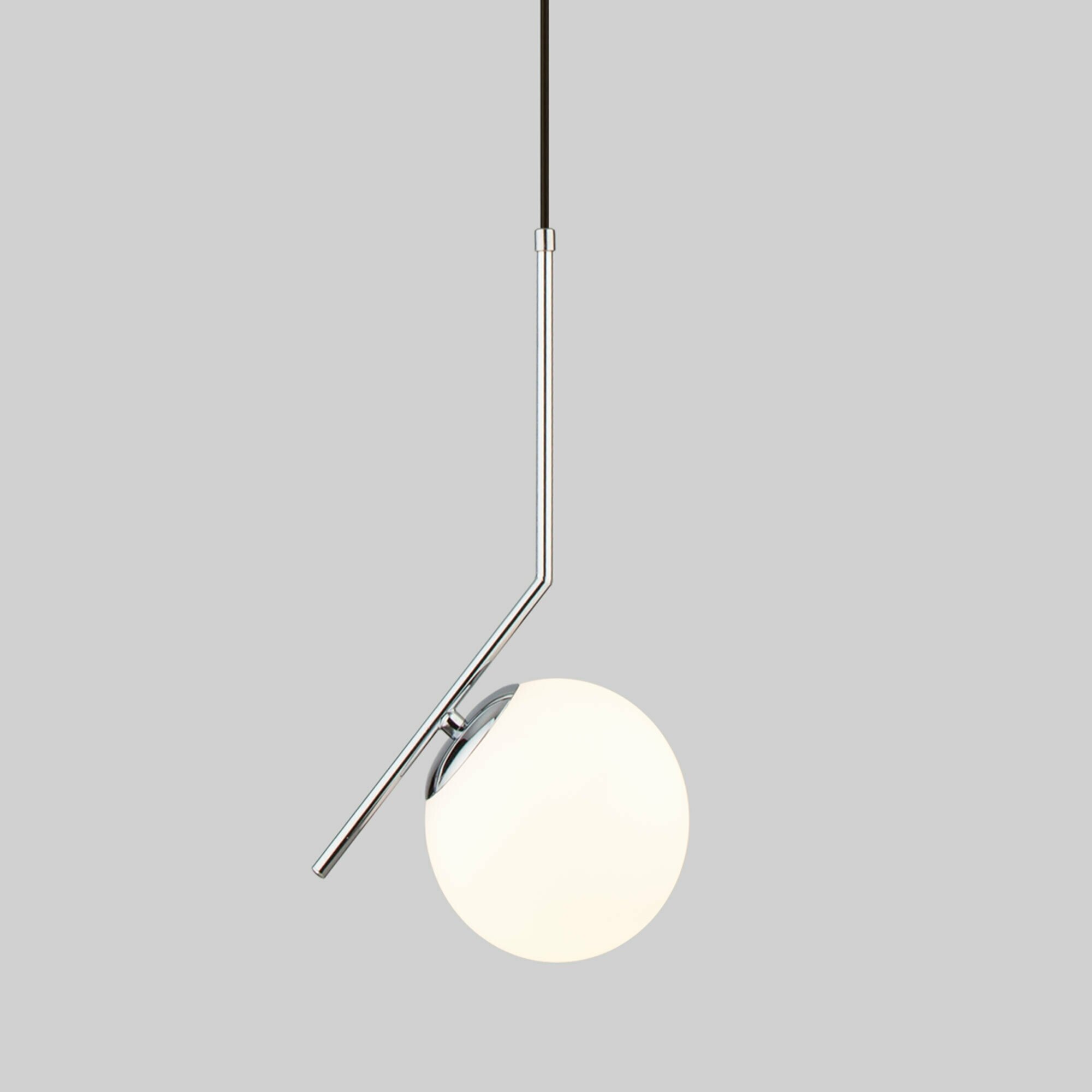Подвесной светильник с длинным тросом 1,8м Eurosvet Frost Long 50159/1, цвет хром