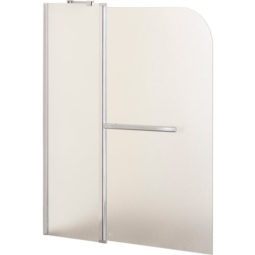 Душевая шторка на ванну Taliente 120x140 см TA-1214MPL стекло рифленое профиль хром 20460₽