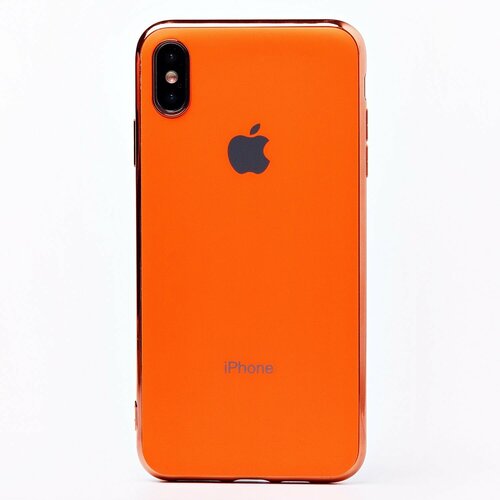 Чехол-накладка SC154 для iPhone XS Max оранжевый