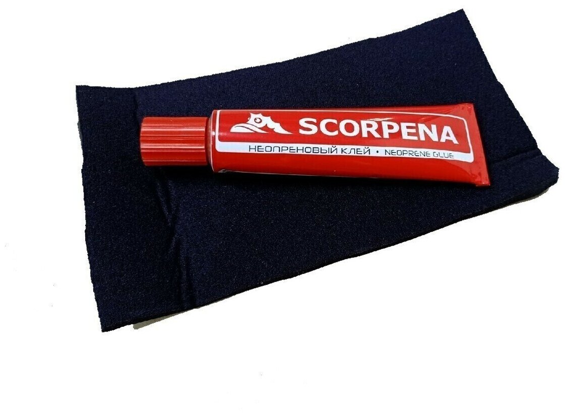 фото Клей для неопрена SCORPENA с куском неопрена