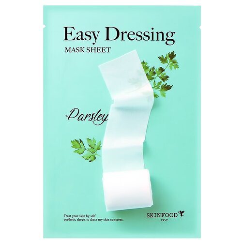 Маска для лица SKINFOOD EASY DRESSING с экстрактом петрушки (против пигментации кожи) 28 г