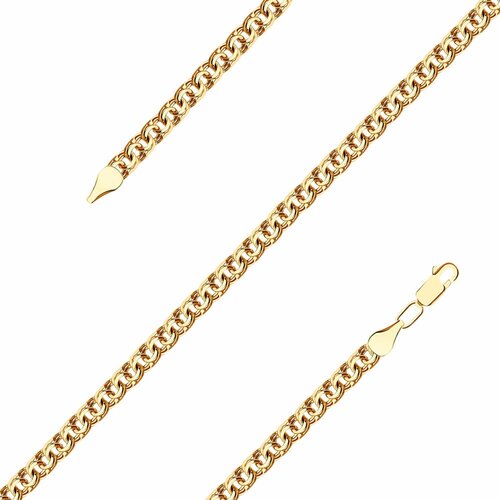 фото Золотой браслет плетение бисмарк talant 432-0z-0045-31025, размер 16 diamant-online