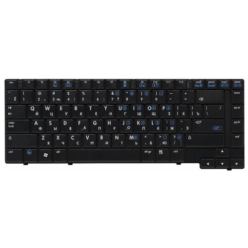 Клавиатура для ноутбуков HP Compaq 6710B 6710S 6715B 6715S RU Black 580₽