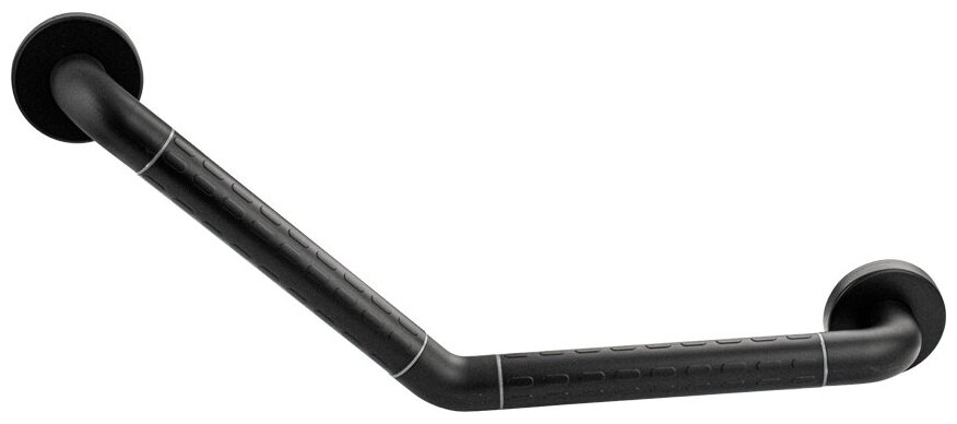 Поручень - ручка угловой BRIMIX универсальный из нержавеющей стали черного цвета
