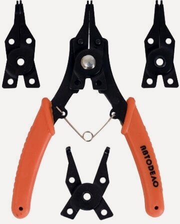 Изображение товара Набор для снятия и установки стопорных колец АвтоDело 5 предметов 40061