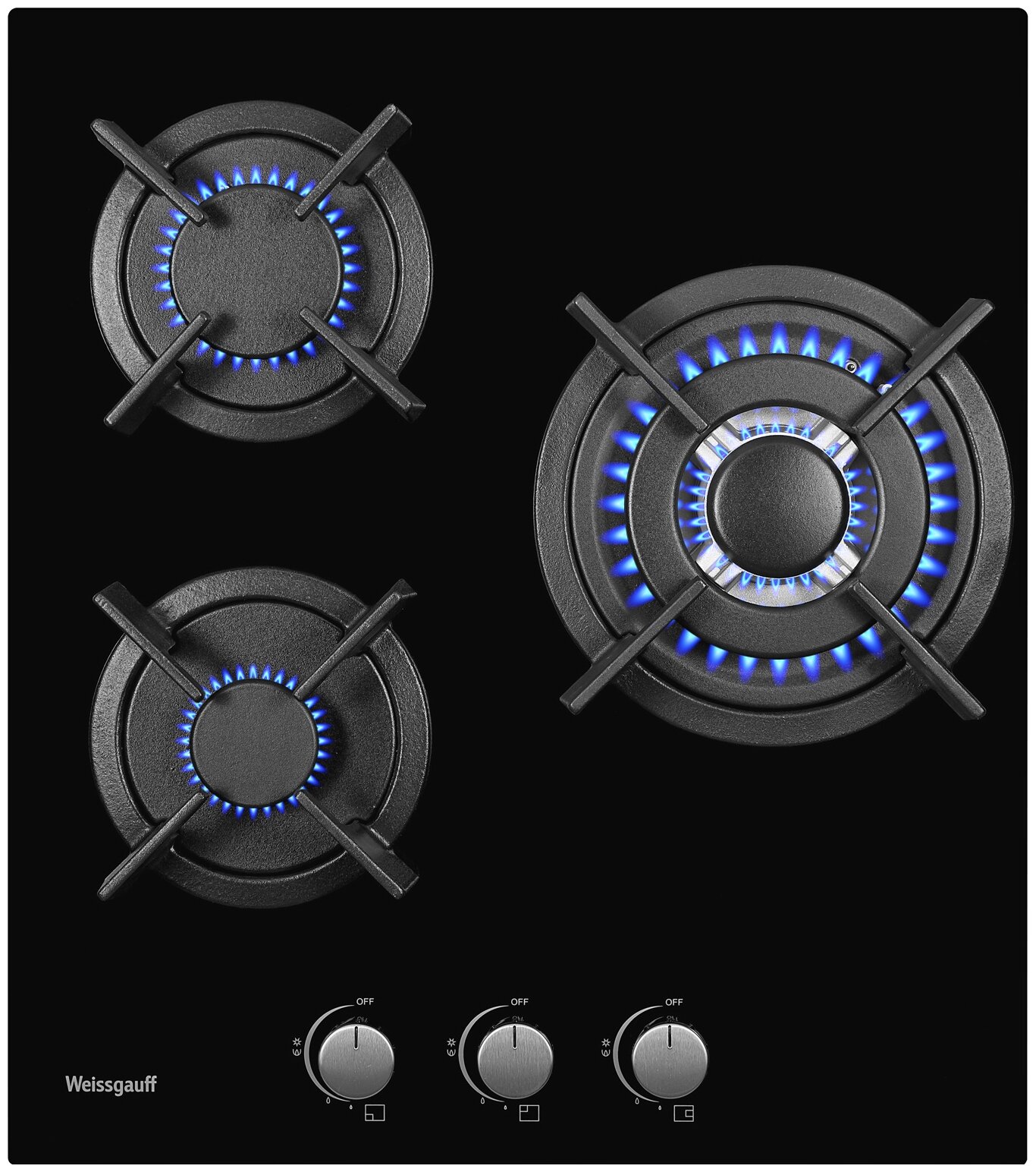 Встраиваемая газовая панель WEISSGAUFF - фото №2