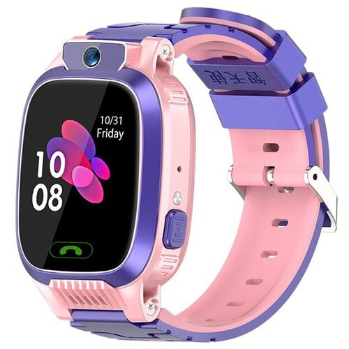 Детские умные часы со звонками Геолокация ребенка SOS кнопка Камера Записная книжка Водонепроницаемые Будильник Pink 209900₽