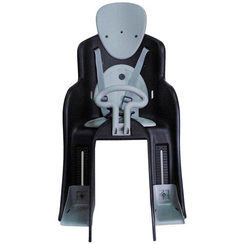 Кресло детское GH-511RED, быстросъемное, крепеж на подседельную трубу сзади в комплекте,красное, подголовник,страховочные ремни, регулировка ножных упоров,вкладышпередний ограничитель, макс.нагрузка 22кг