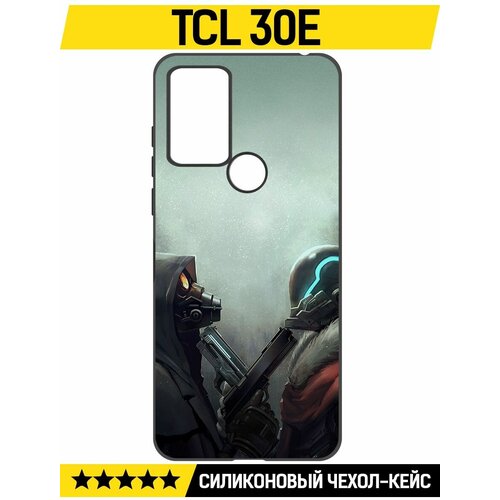 Чехол-накладка Krutoff Soft Case Cтандофф 2 (Standoff 2) - Противостояние для TCL 30E черный чехол накладка krutoff soft case cтандофф 2 standoff 2 противостояние для huawei nova 11 pro черный