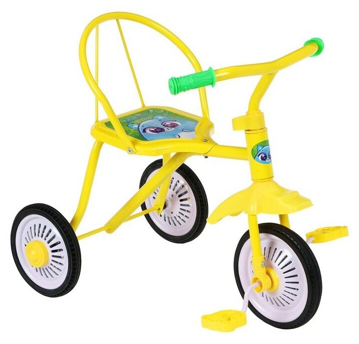 Велосипед трёхколёсный Micio Котопупсики, колёса 8"/6", цвет желтый