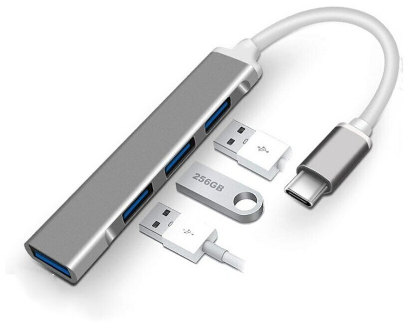 USB-концентратор (Type-C х 4 USB порта)