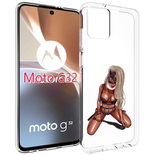 Чехол MyPads плохая-девушка женский для Motorola Moto G32 задняя-панель-накладка-бампер