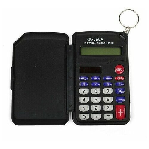 Калькулятор карманный, 8-разрядный, KD-568А, двойное питание, 1 шт.