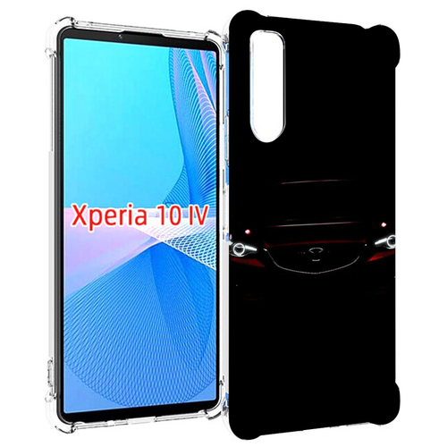 Чехол MyPads mazda мазда 2 мужской для Sony Xperia 10 IV (10-4) задняя-панель-накладка-бампер