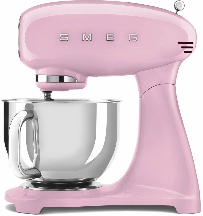 Миксер планетарный Smeg SMF03PKEU розовый