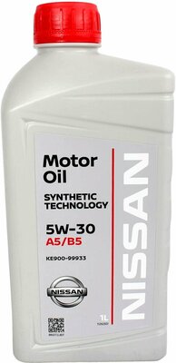 Полусинтетическое моторное масло Nissan 5W-30 FS A5/B5, 1 л