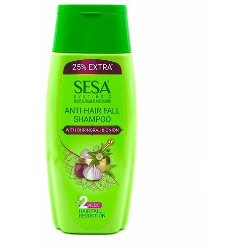 Шампунь против выпадения волос с бринграджем и луком / Anti - hair fall shampoo, Sesa Aurvedic 200 мл