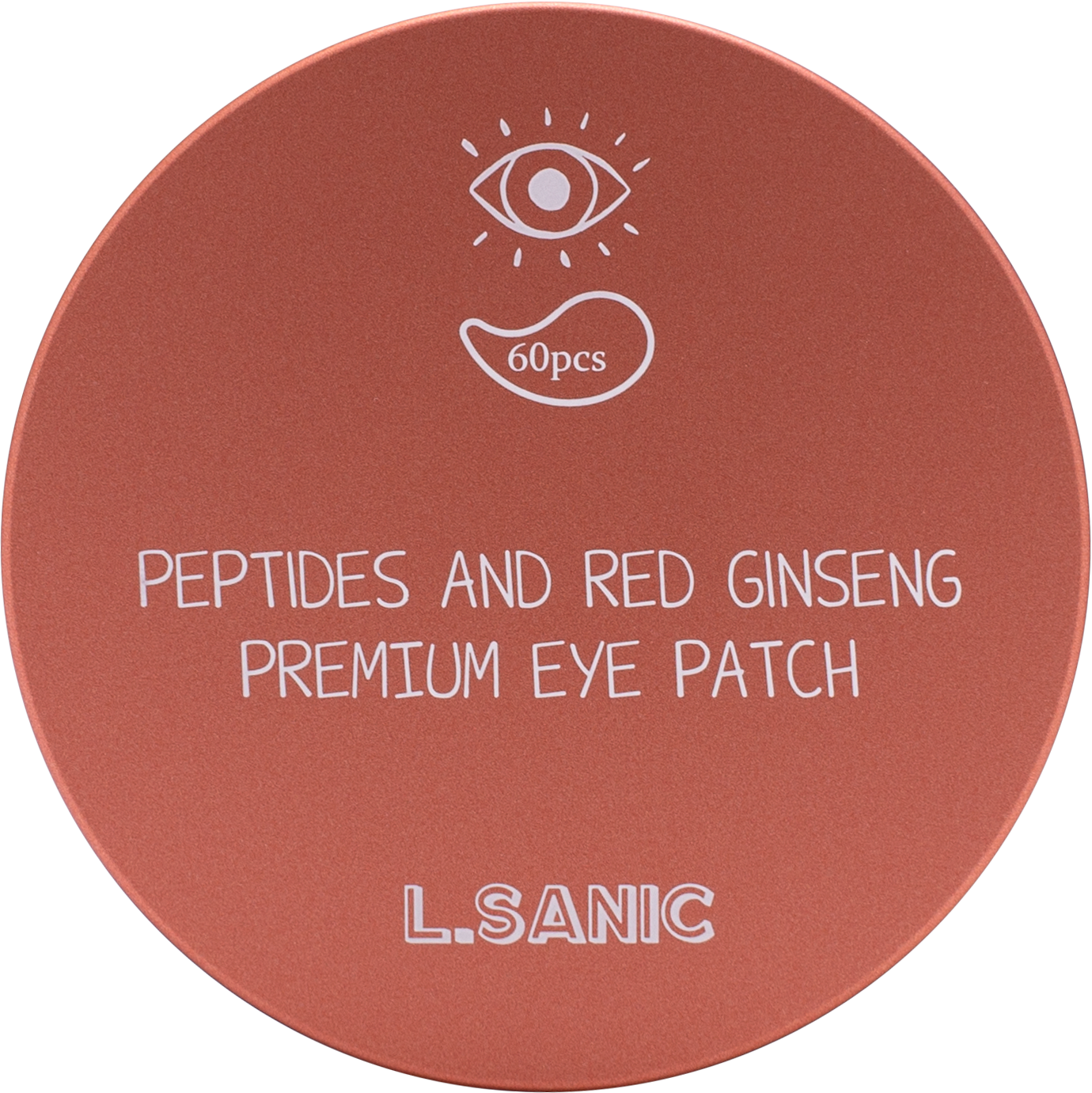Гидрогелевые патчи L.SANIC для области вокруг глаз с пептидами и экстрактом красного женьшеня, 60шт. - фото №9