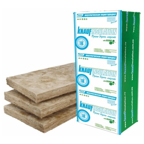 Утеплитель Knauf Insulation Aquastatik ТеплоKNAUF коттедж (Плита) TS 037 50х610х1230мм