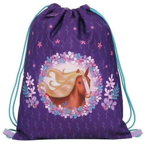 Мешок для обуви 1 отделение Tiger Family Лавандовое поле, 290x380мм, с карманом