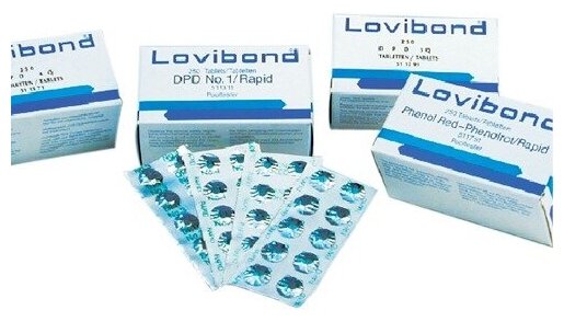 Lovibond таблетки pH 250 таблеток для ручного тестера