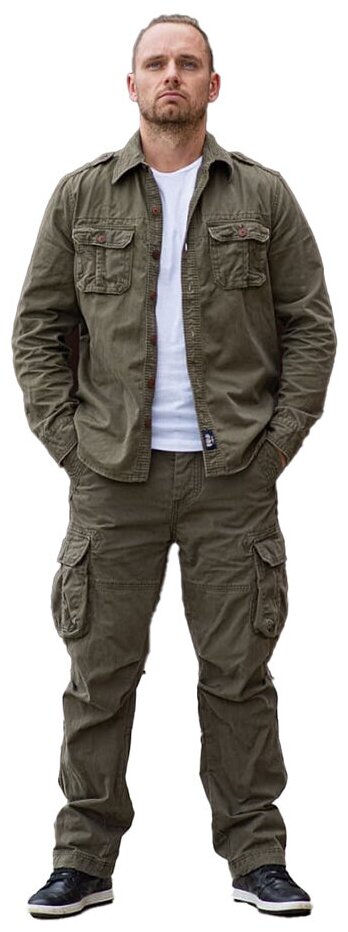 Брюки M65 Casual, размер 32, зеленый