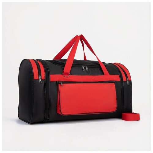 Сумка дорожная , Черный/Красный сумка дорожная на молнии с увеличением 2 наружных кармана цвет коричневый