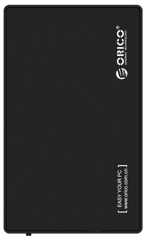 Внешний контейнер для HDD 3.5" SATA Orico USB3.0 черный - фото №4