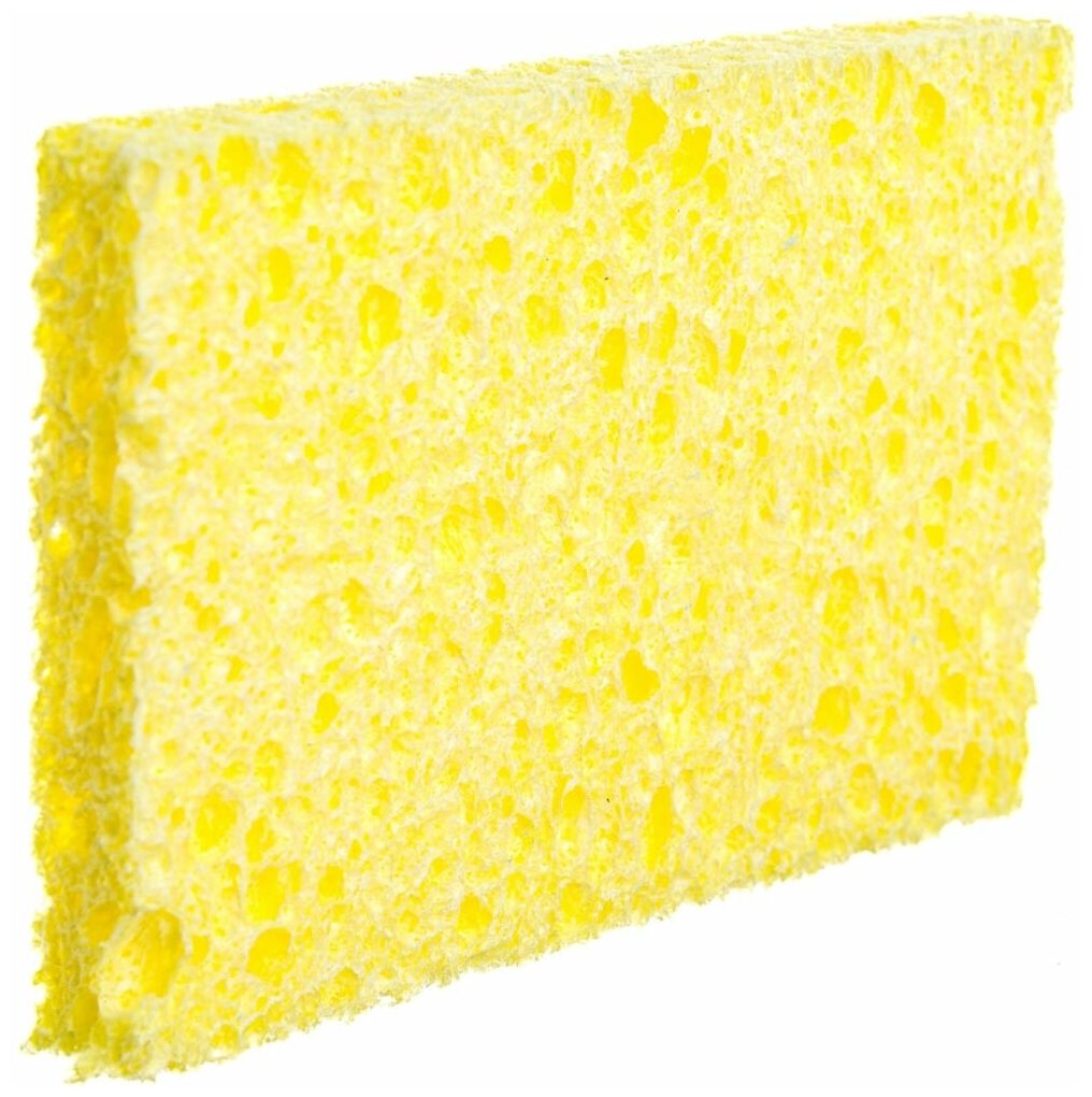 ELEMENT Губка для очистки жал паяльников увлажненная 80x50мм желтая 11108