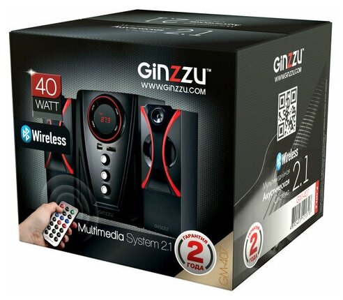 Компьютерная акустика GiNZZU GM-407 Bluetooth черный - фотография № 5